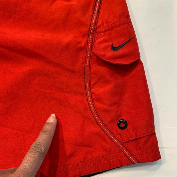 Nike Swoosh Spell Out  Swim Trunks Board Shorts - Picture 11 of 12